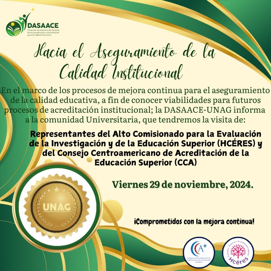 Visita del Alto Comisionado para la Evaluación de la Investigación y de la Educación Superior (HCÉRES) y del Consejo Centroamericano de Acreditación de la Educación Superior (CCA)